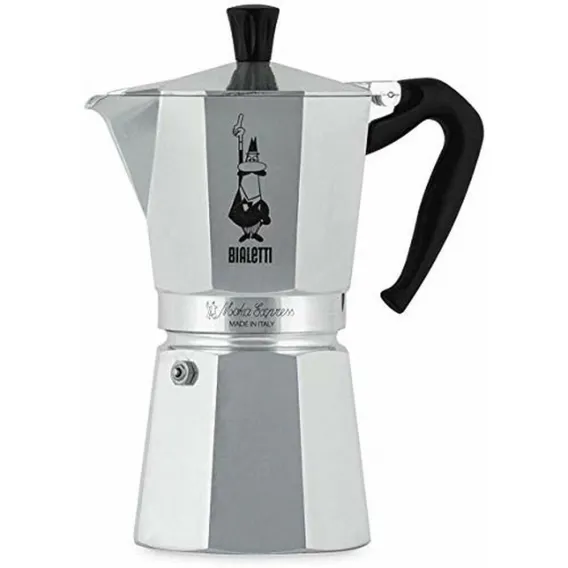 Bialetti Italienische Kaffeemaschine Moka Metall Edelstahl Aluminium 550 ml 1 L 