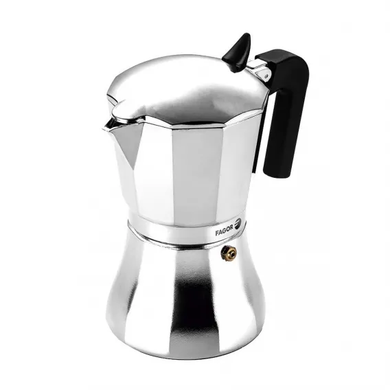 Fagor Espressokocher Italienische Kaffeemaschine FAGOR Cupy Aluminium 9 Tassen