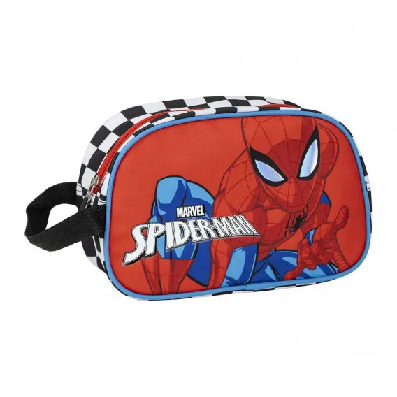 Reise-Toilettentasche Spider-Man Pink 100 % polyester