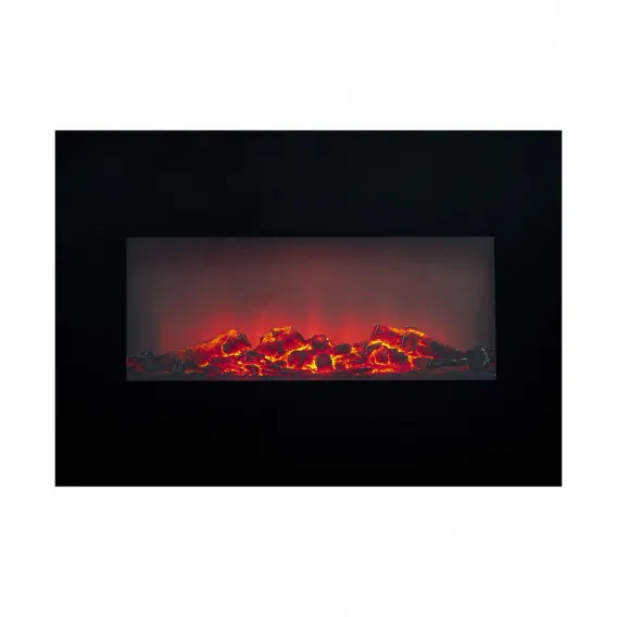 Classic fire Dekorativer elektrischer Wandkamin Classic Fire Memphis Schwarz 1800 W