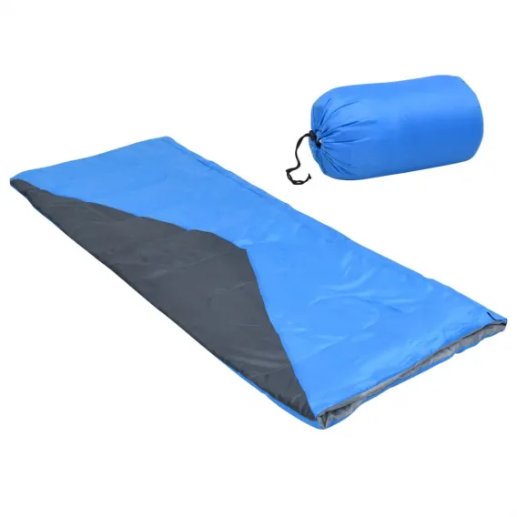 Leichter Umschlag-Schlafsack Blau 1100g 10C