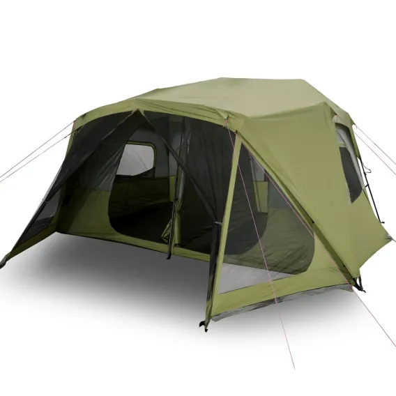 Campingzelt Zelt Familienzelt Kuppelzelt 10 Personen Grn 443x437x229 cm