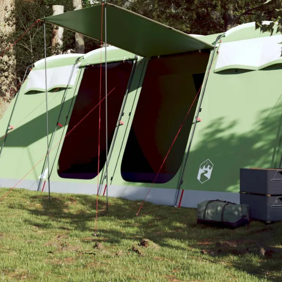 Zelt Campingzelt Tunnel-Familienzelt 8 Personen Grn Wasserdicht