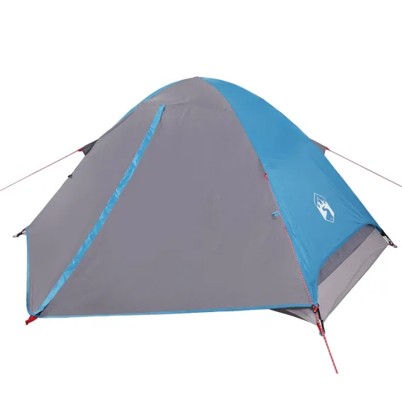 Kuppel-Campingzelt 2 Personen Blau Wasserdicht Camping Zelten Outdoor