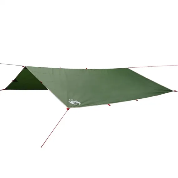 Tarp Grn 360x294 cm Wasserdicht Camping Zelten Outdoor