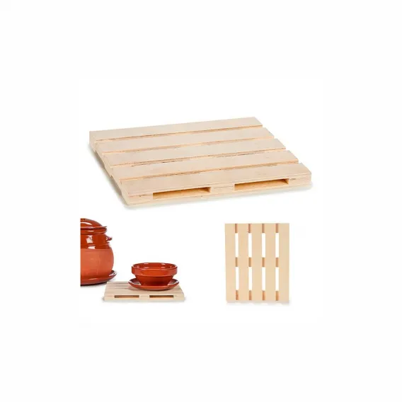 Tabelle Creme Holz (20 x 2 x 25 cm)